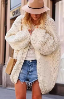 一件針織開衫搞定早春所有搭配,氣質(zhì)又顯瘦